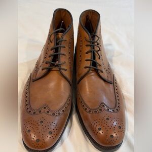 Moral code  Brown brogue leather boots men’s size 9